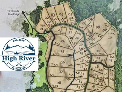 High River Ellijay Gate Area Map